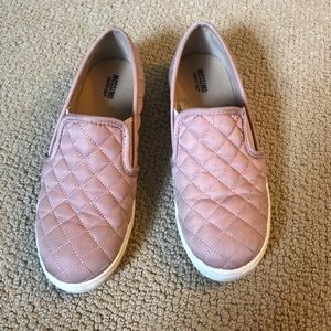 Light pink slip-ons